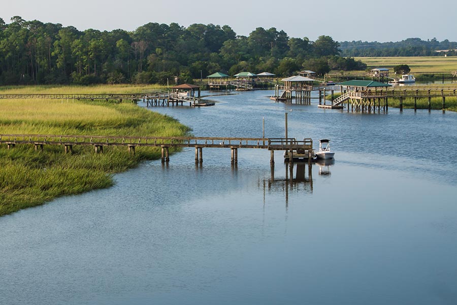 Some of the most sought after real estate sits on the miles of shoreline on the intracoastal waterway, creeks and rivers surrounding Myrtle Beach.