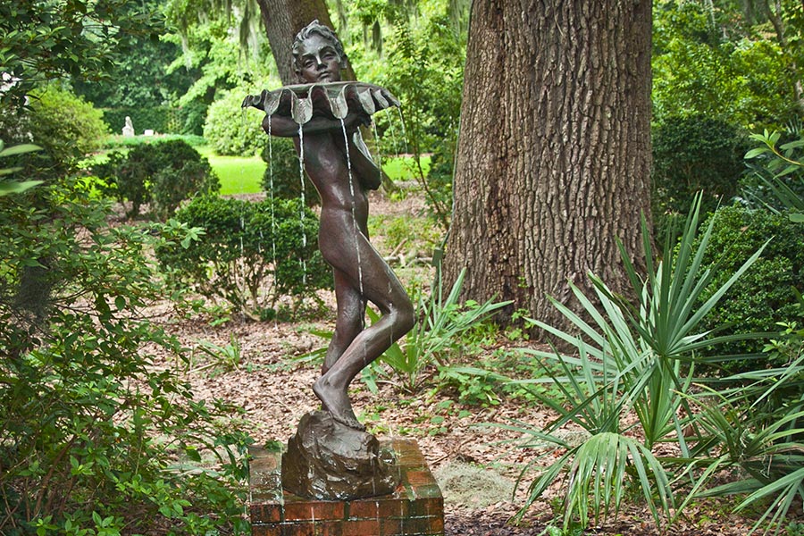 Water Bearer statue in Brookgreen Gardens.