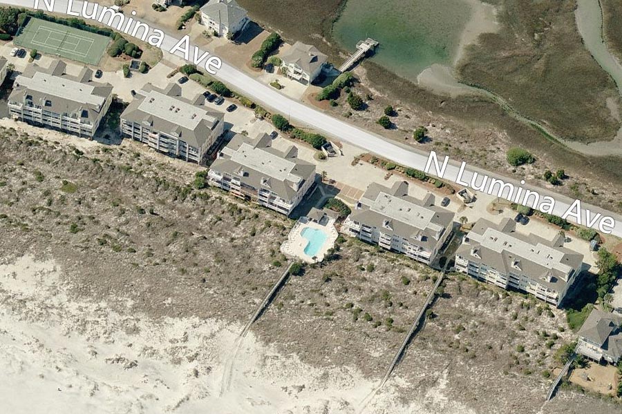 Wrightsville Dunes Aerial Aerial of Wrightsville Dunes, Wrightsville Beach, NC from Bing Maps.