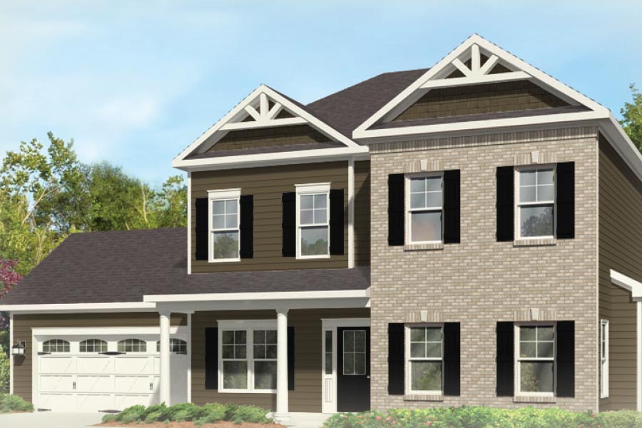 The Heron has 1,817 sq ft of living space, 3 bedrooms and 2.5 baths. Granite countertops, maple cabinets, 2 car garage and much more. 